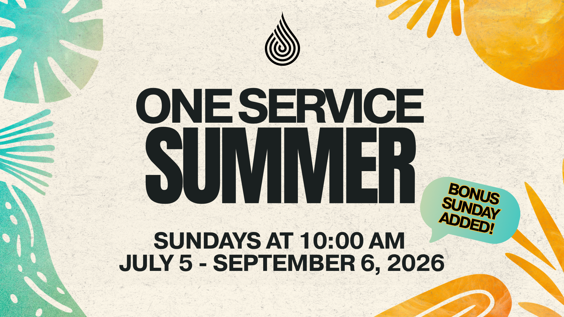 One Service Summer 2026